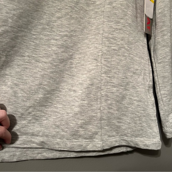 NWT 32 Degrees Heat Grey Sz Medium Mock Neck SOFT Tunic Top Blouse! - Picture 6 of 12